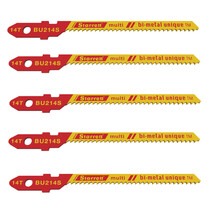 Lâmina serra tico tico para cortes curvos 50 mm 14 dentes multiuso com 5 peças - BU214S Lâmina serra tico tico para cortes curvos 50 mm 14 dentes multiuso com 5 peças - BU214S
