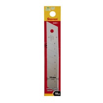 Cartela de lâminas para estilete 18 mm 10 peças - KS06R Cartela de lâminas para estilete 18 mm 10 peças - KS06R