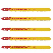 L�mina serra tico tico 100 mm 14 dentes bimetal multiuso 5 pe�as - BU41014