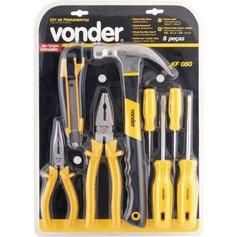 Jogo de ferramentas com 8 pe�as - KF 080