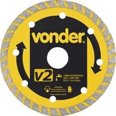Disco diamantado turbo 100 mm para concreto 