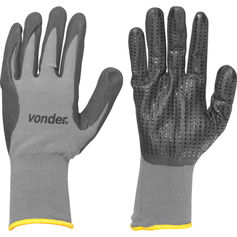 Luva de poliamida com borracha nitr�lica  tamanho 9 - PNV 0900 