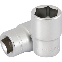 Soquete sextavado 8 mm encaixe 1/2