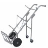 Carro para transporte de oxig�nio e acetileno para 2 cilindros roda maci�a - TM-75