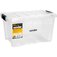 Caixa pl�stica transparente 43,5 x 28,5 x 25 cm - CBV 015