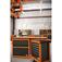 Arm�rio para ferramentas 1 porta e gavetas pl�sticas laranja - 44955011