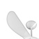Ventilador de teto Led 3 p�s branco - F�nix LED  110V