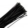 Abra�adeira de nylon 7,6 mm x 35 cm com 100 pe�as preta - GYCTP022B