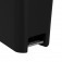 Lixeira pl�stica com pedal 10 litros preta - Double