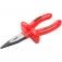 Alicate bico meia cana reto isolado 8