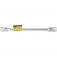 Chave de roda tipo T sem cabo 24 x 27 mm a�o cromo van�dio