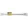 Chave de roda tipo T sem cabo 27 x 33 mm a�o cromo van�dio