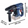 Martelete Perfurador a bateria 18V 2 joules Brushless Sem Bateria - GBH 180-LI