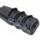 Extens�o el�trica 10 metros 3 tomadas 2 x 0,75mm 10A 2P  110V/220V