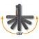 Lanterna led recarreg�vel compacta - 1838COB