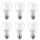 Kit 6 L�mpadas led bulbo 6W 540 l�mens branca fria - A55  110V/220V