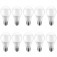 Kit 10 L�mpadas led bulbo 9W 810 l�mens branca morna - A60  110V/220V