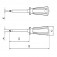 Chave phillips isolada 1/8 x 6