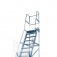 Escada plataforma de alum�nio 4.0 m c/ 15 degraus + patamar - TRE 015