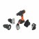 Kit Furadeira Parafusadeira a bateria 20V 6 em 1 - Matrix  110V/220V