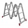 Escada multifuncional de alum�nio 4 x 3 com 12 degraus 13 em 1 - ESC0292