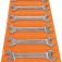 Jogos de chave fixa 6 a 22 mm a�o cromo van�dio com 8 pe�as - 44610/208