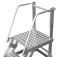 Escada plataforma de alum�nio 0.50 m com 1 degrau + patamar 
