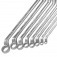 Jogo de chave estrela 6 a 22 mm a�o cromo van�dio com 8 pe�as - 2 - 8M