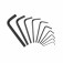 Jogo de chave allen de 1,5 a 10 mm com 10 pe�as
