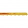 L�mina serra tico tico 100 mm 6 dentes bimetal para madeira 5 pe�as - BU46