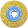 Escova de a�o circular ondulada 152,4 x 25,4 mm