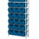 Estante met�lica com 21 gavetas n� 7 azul - EM21/7A