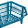 Cesto expositor pl�stico empilh�vel 24 x 44 x 34 cm COPAZ 3 Pe�as