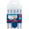 Jogo de brocas para porcelanato 5 mm Hardceramic com 5 pe�as - HEX-9