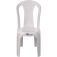 Conjunto de mesa Coruripe com 4 cadeiras pl�sticas sem bra�o