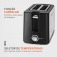 Torradeira de p�es 800 watts Smart Toast Inox - T-13  110V