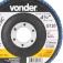 Disco de lixa flap disc c�nico 4 1/2