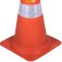 Cone de sinaliza��o com 75 cm flex�vel 2 faixas