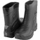 Bota de PVC preta cano m�dio sem forro Stradeiro 