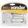 Grampeador manual em chapa de a�o cromado capacidade de 4 a 8 mm