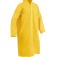 Capa de chuva em PVC laminado sem forro amarela G