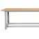 Bancada modular com tampo de compensado naval envernizado - 2200-MN1