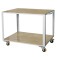 Bancada m�vel aberta com rodas 110 x 81 x 90 cm - CR-66