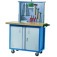 Bancada m�vel com 2 portas e tampo de madeira + painel retr�til - 2007