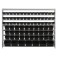Estante met�lica com 82 gavetas medidas diversas preta - EF82P