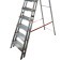 Escada de alum�nio com 8 degraus duplos residencial - EMD008