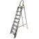 Escada de alum�nio com 8 degraus duplos residencial - EMD008