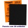 Kit 20 Folhas de lixa para ferro gr�o 60 - F51.10