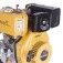 Motor a diesel 7 hp 4T partida el�trica e manual eixo 1