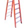 Escada tesoura dupla em fibra de vidro 10 degraus 3 m - ESC10300